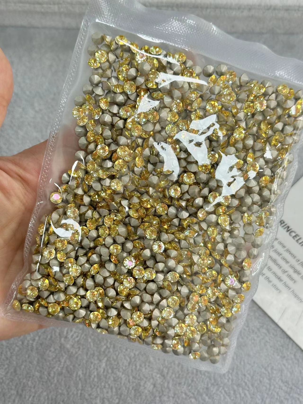 5mm Shiyue Surface 33 Cut Brushed Flashing Color Plated Coating Nail Beauty Rhinestone Ornaments Shoes and Clothing Coat and Cap Bag Jewelry Accessories