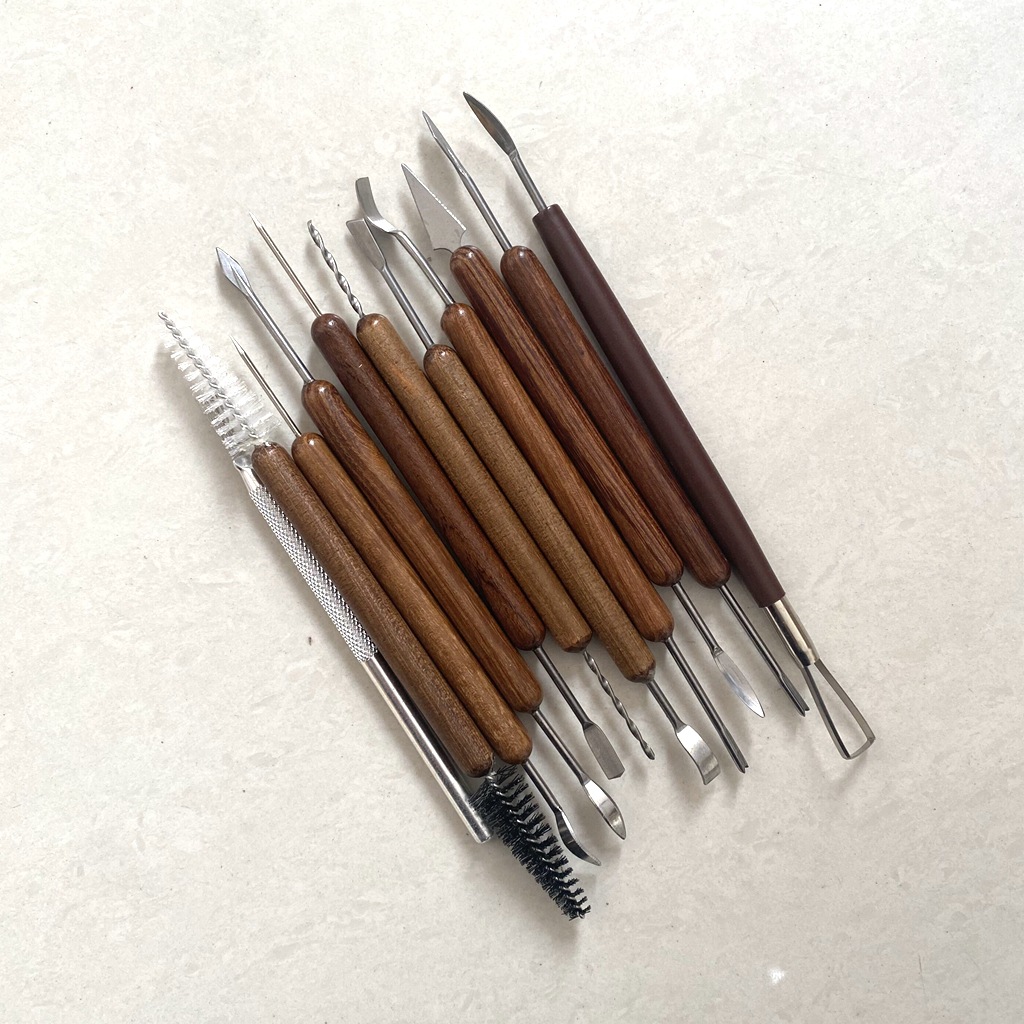 【工厂卖货】荣意jr2-17b 11支套精雕泥塑工具 陶艺泥塑工具套装