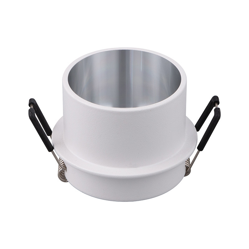 Aluminum Downlight Spotlight Shell Aluminum Lamp Support MR16 GU10 Surface Mounted round Lamp Shell Accessories Factory Wholesale