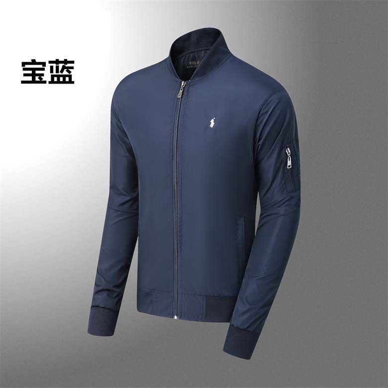 春秋polo小马刺绣薄款男士保罗夹克休闲立领防风拉链外套冲锋衣