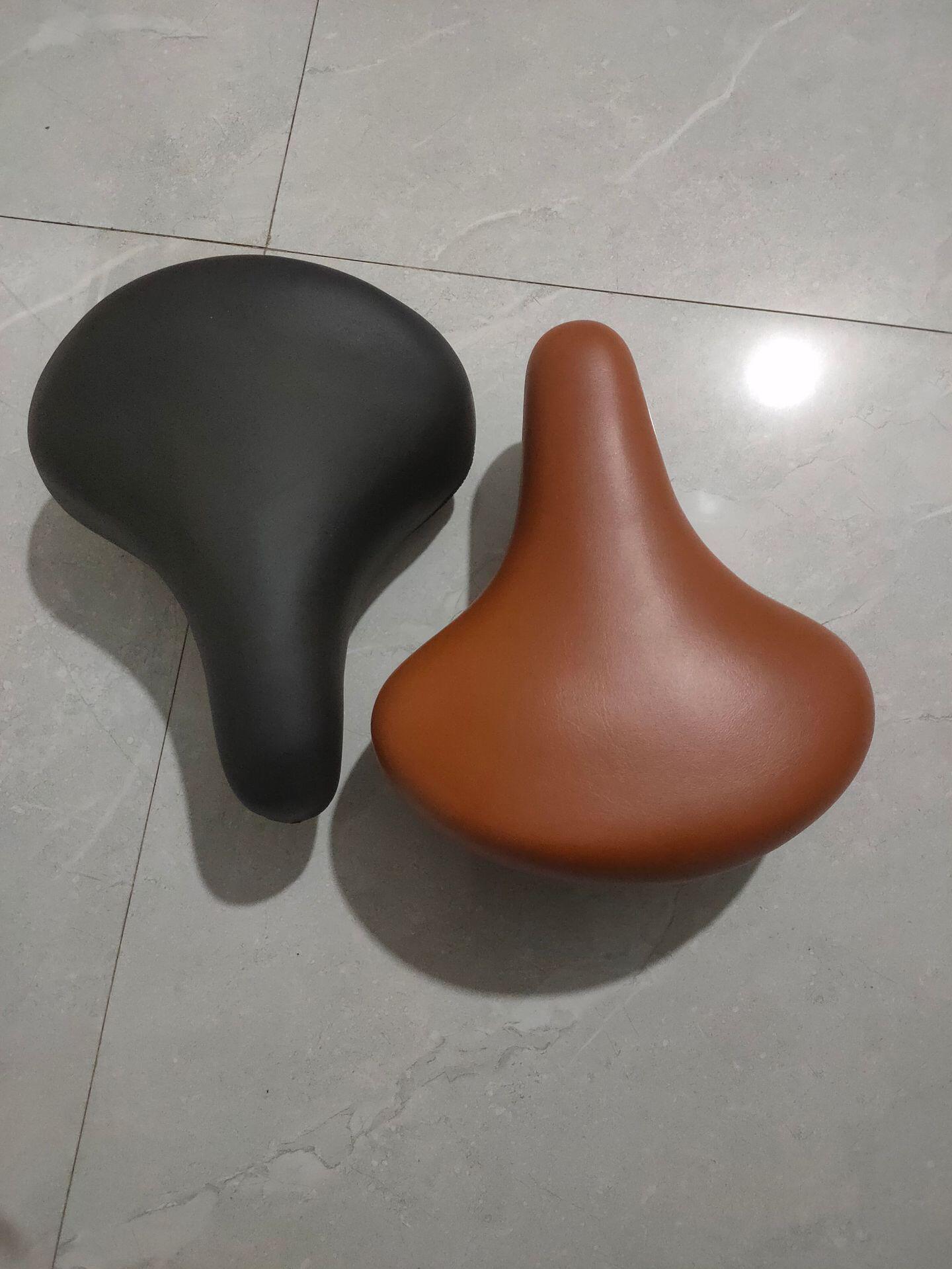 鞍座80座子自行车山地车座  自行车配件自行车 超软皮面鞍座舒适