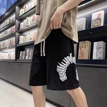 2024新款美式短裤男夏季设计感小众休闲运动卫裤宽松大码五分裤子