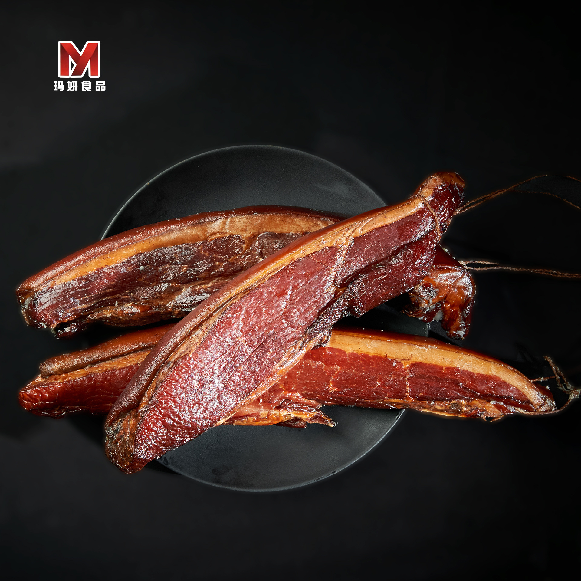 四川烟熏后腿腊肉干农家自制川味柴火二刀后腿老腊肉贴牌代工定制