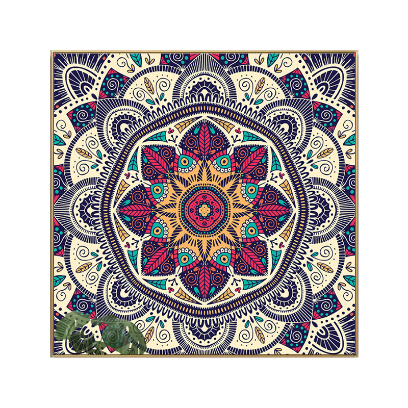 东南亚民族风挂画印度古典唐卡酒店餐厅瑜伽馆走廊墙画泰式装饰画