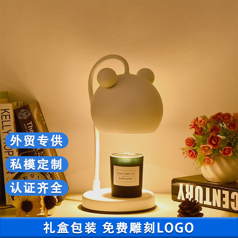 simple modern creative mickey aromatherapy wax lamp candle light-adjusting candle lamp bedside fragrance table lamp amazon
