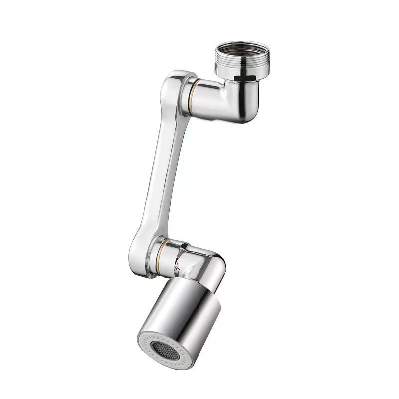 Universal Extender Rotating Mechanical Arm Faucet Water Nozzle Splash-Proof Bubble Wash Artifact Basin Faucet Adapter Water Tap