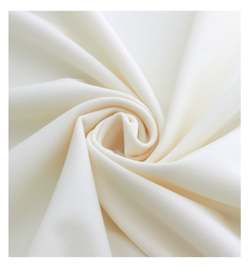 53%人棉 27%锦纶 冰丝凉感小珠光布料 高弹190g文胸内衣运动面料