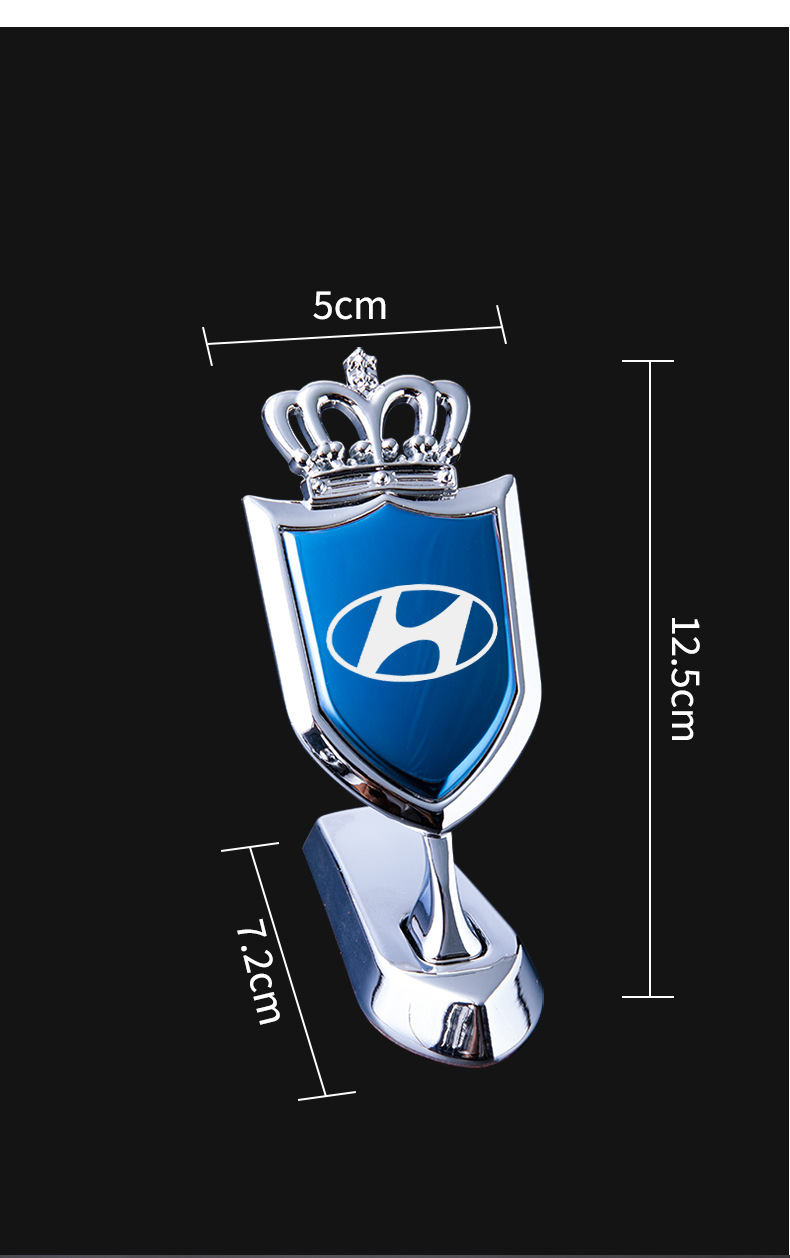 适用于北京现代ix35途胜 名图 库斯途外观车立标装饰改装配件大全