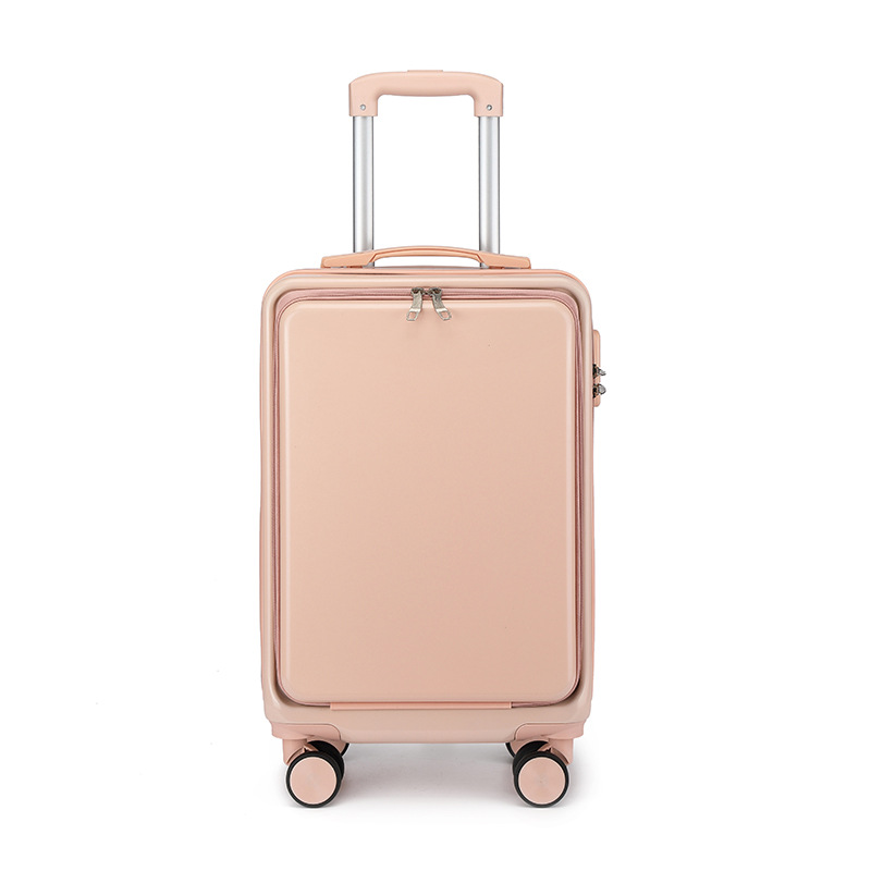 Front Open Cover Boarding Bag Good-looking Luggage Student Password Luggage and Suitcase Universal Wheel Trolley Suitcase Men and Women Same Style