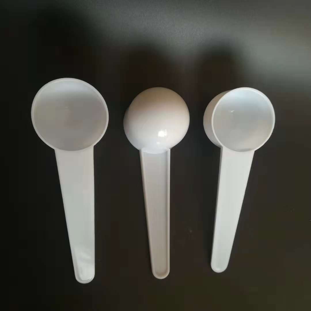厂家供应 10克塑料小量勺 20ml粉体药剂分装圆底勺 十g水剂平底勺