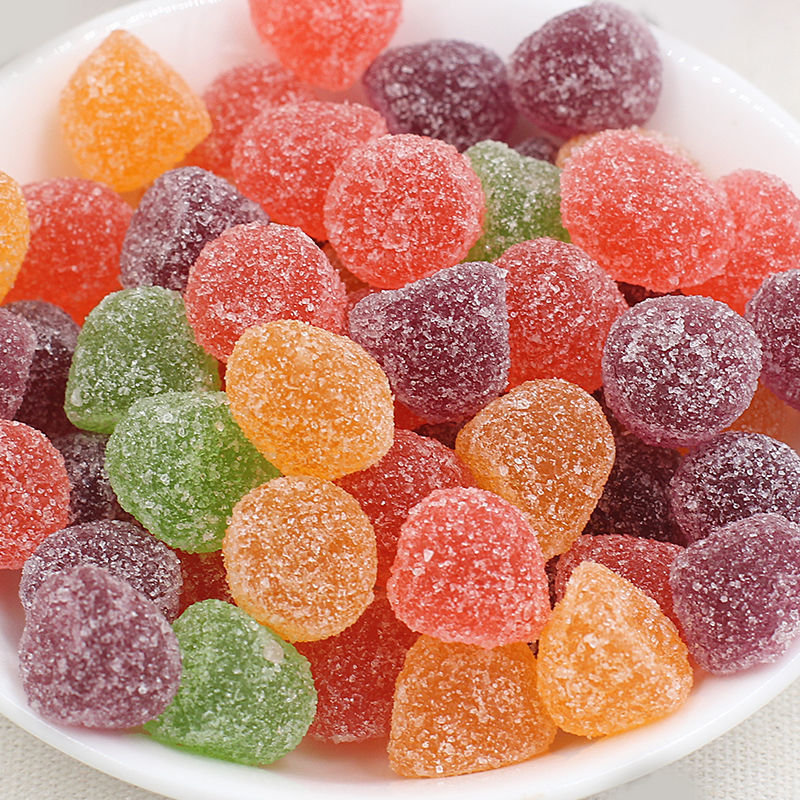 维c果汁软糖70g瓶混合水果味糖橡皮糖儿童维生素c糖酸甜q糖果零食