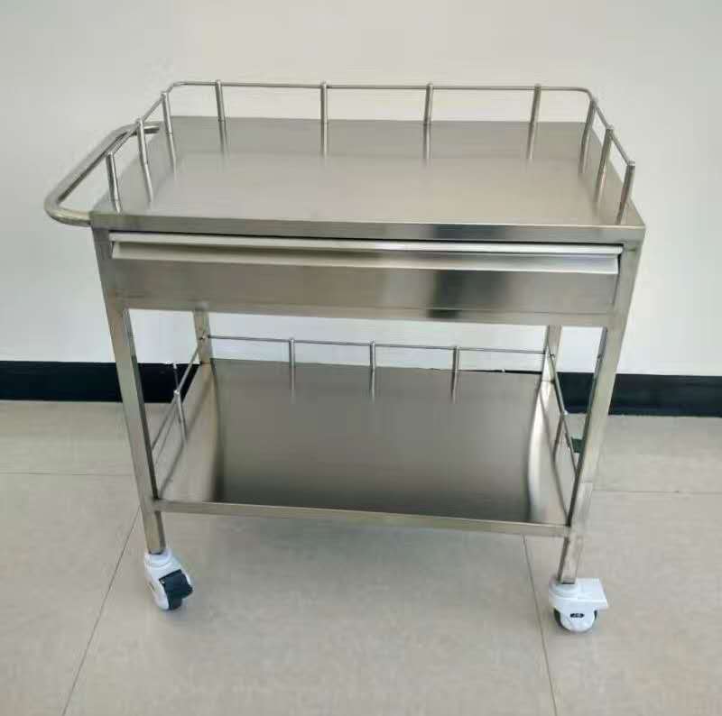 不锈钢医疗手推车医用护士推车实验室不锈钢仪器推车送药车-阿里巴巴