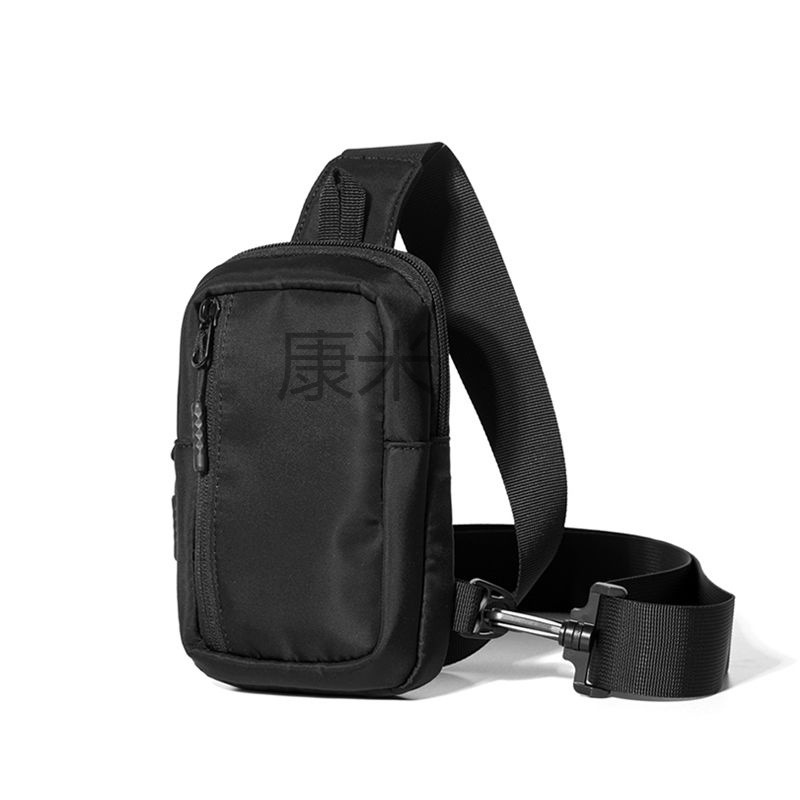 km新款单肩斜挎包男士小挎包迷你轻便简约手机包男腰包运动跑步胸