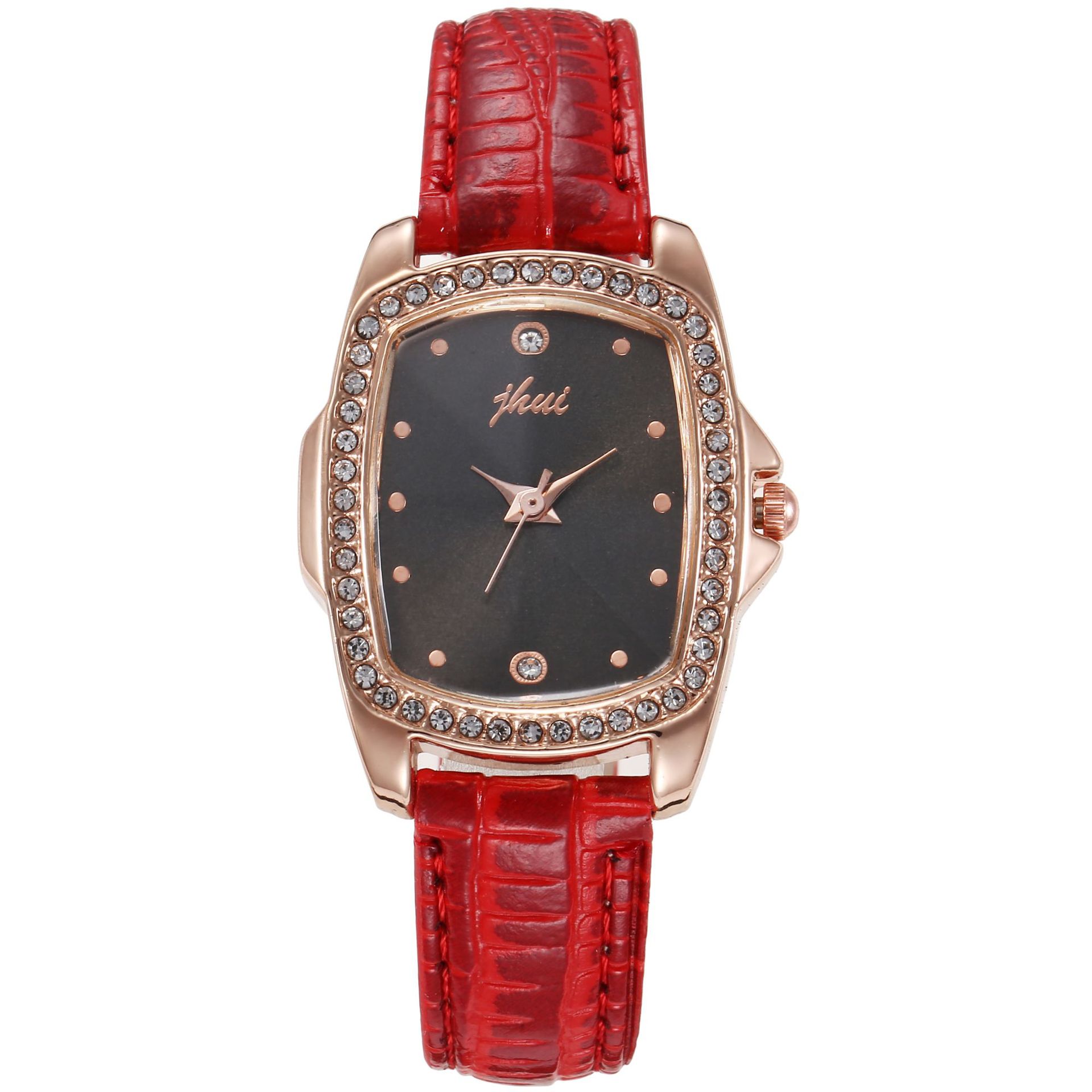 手表女士 时尚两件套引流产品学生手表套装 watches jewelry set