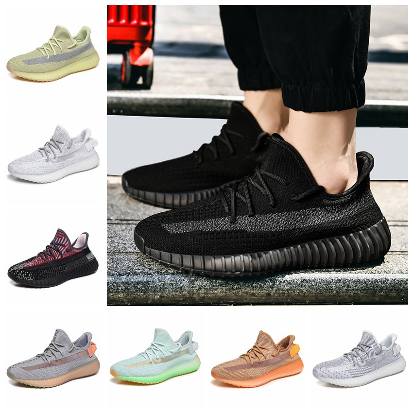 真爆底椰子鞋运动鞋男莆田品质公司级350v2飞织面休闲女跑步潮鞋