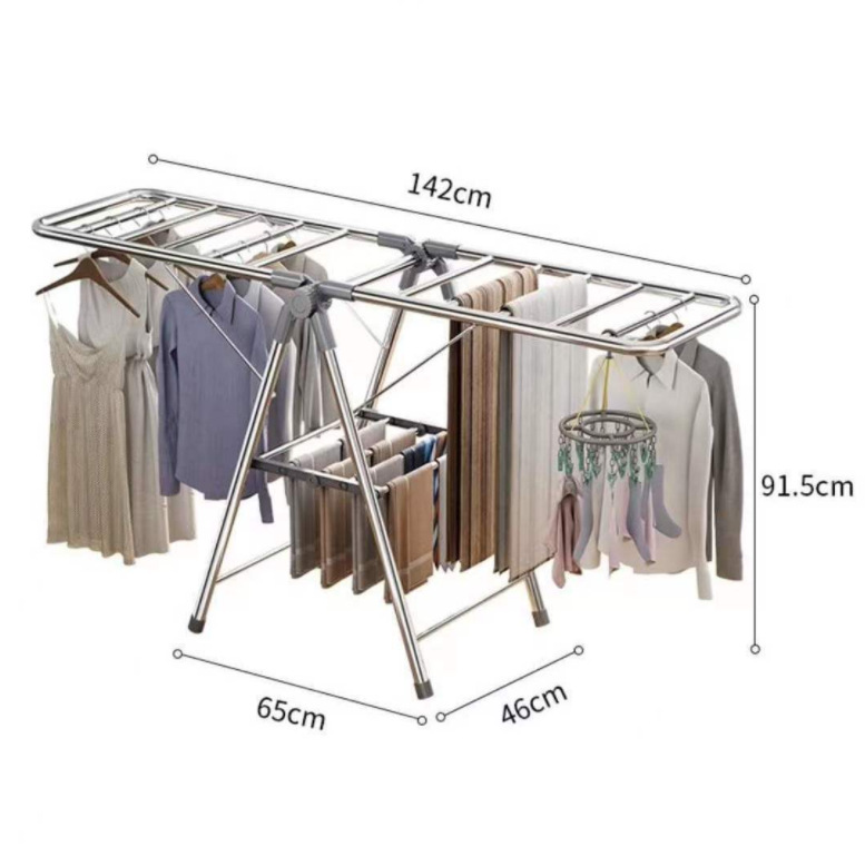 Stainless steel laundry rack