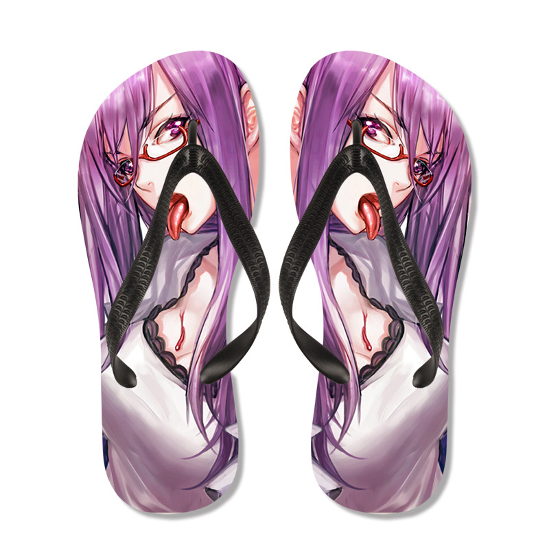 东京食尸鬼喰种动漫周边拖鞋金木研二次元夹脚防滑沙滩人字拖凉鞋