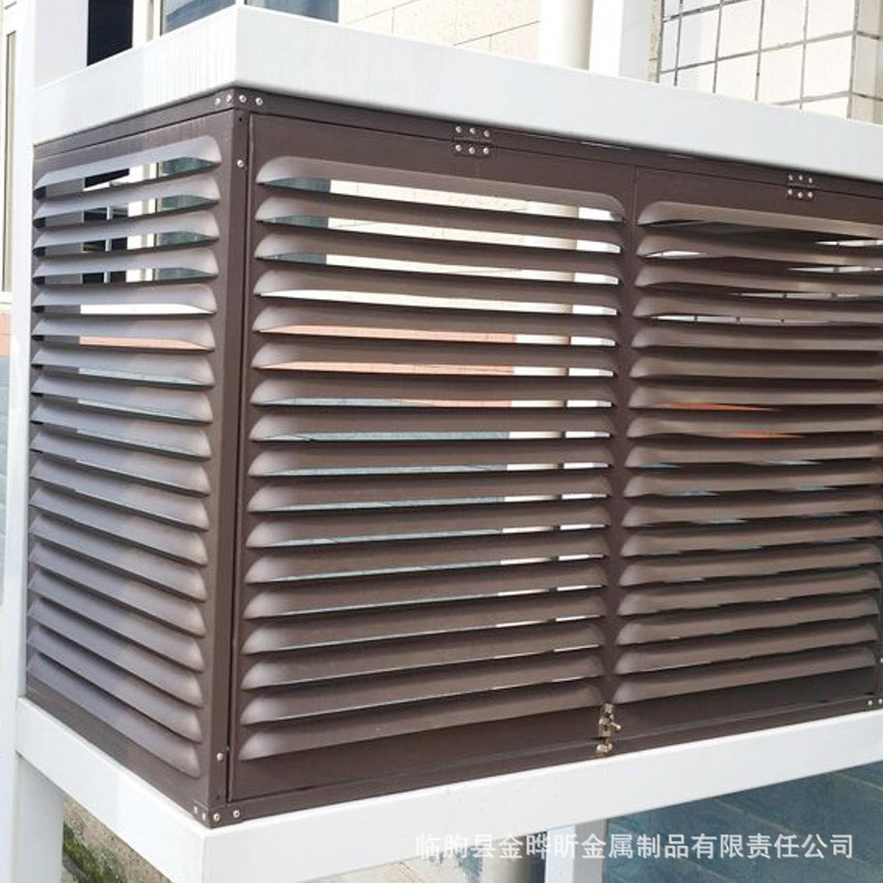 厂家供应防雨百叶 铝合金百叶窗 工字槽百叶室外通风口防雨百叶