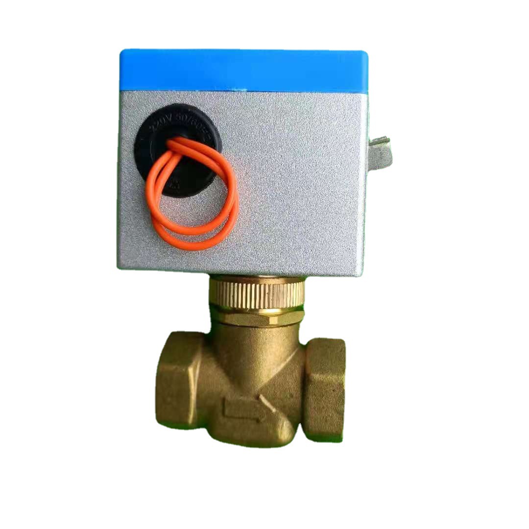 风机盘管电动阀va-7010型电动中央空调二通阀三通电磁阀4分6分1寸