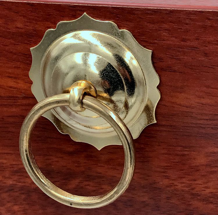 仿古中式纯铜圆环门环古铜大门拉手拉环复古铜把手门环装饰铜配件