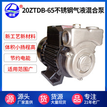 凌波牌20ZTDB-65旋涡式不锈钢高压溶气泵气浮水泵卧式自吸臭氧泵