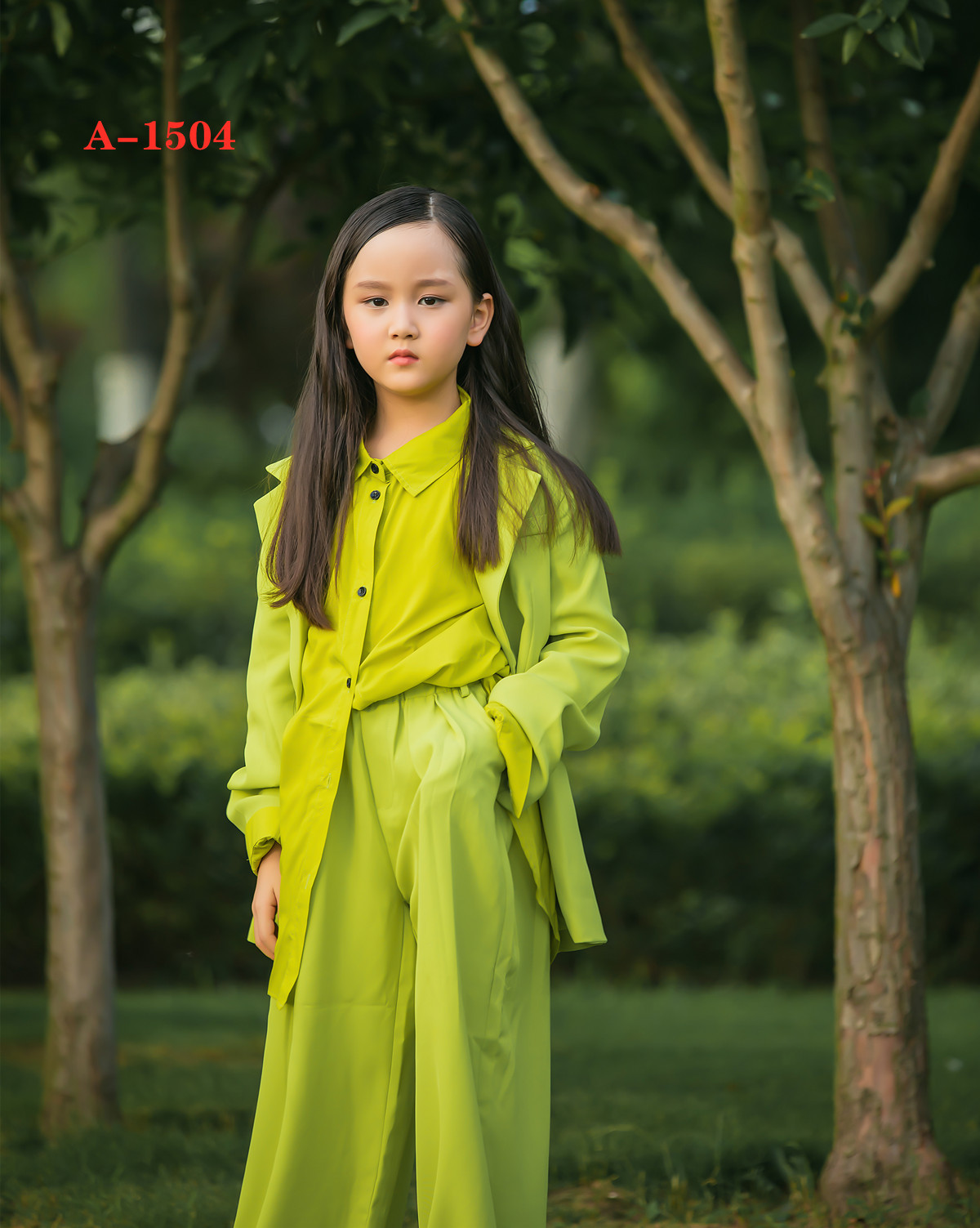 儿童摄影服装新款时尚潮童12岁大童女童艺术写真影楼主题拍摄衣服