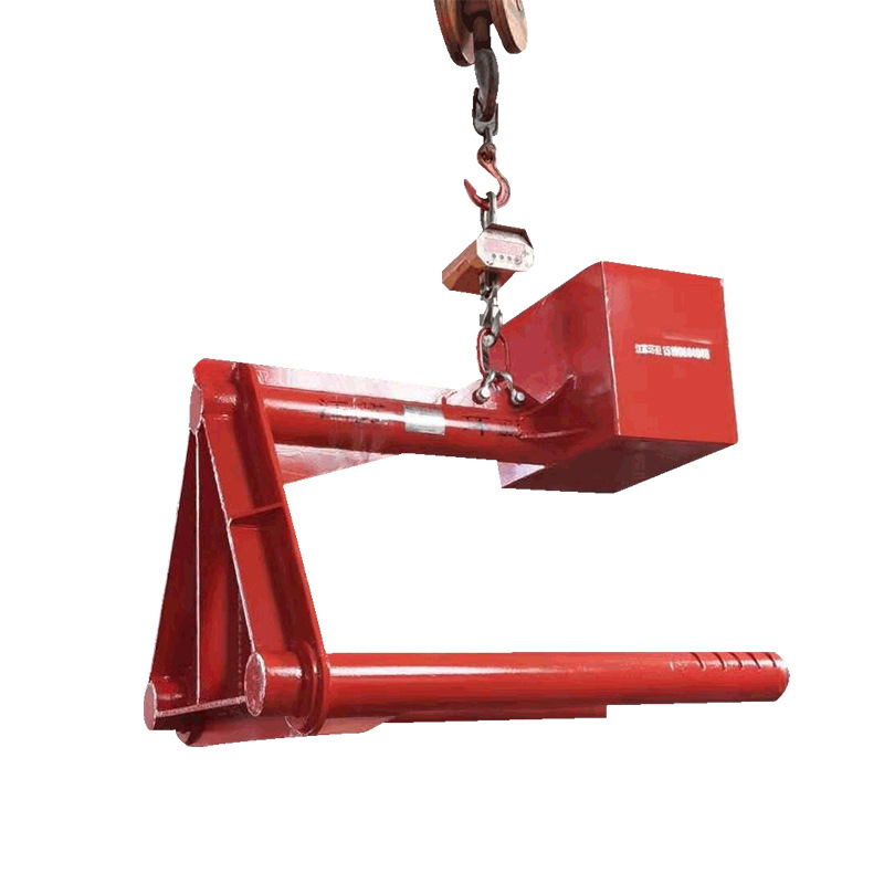 盘螺吊钩吊钩双叉托盘吊钩叉车吊钩盘螺吊具起重直角钢管圆钢夹钳