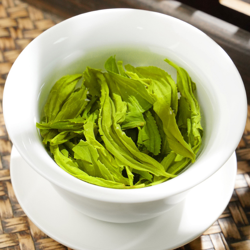 2021年新茶高山绿茶 炒青绿茶 浓香型小包木盒装360克