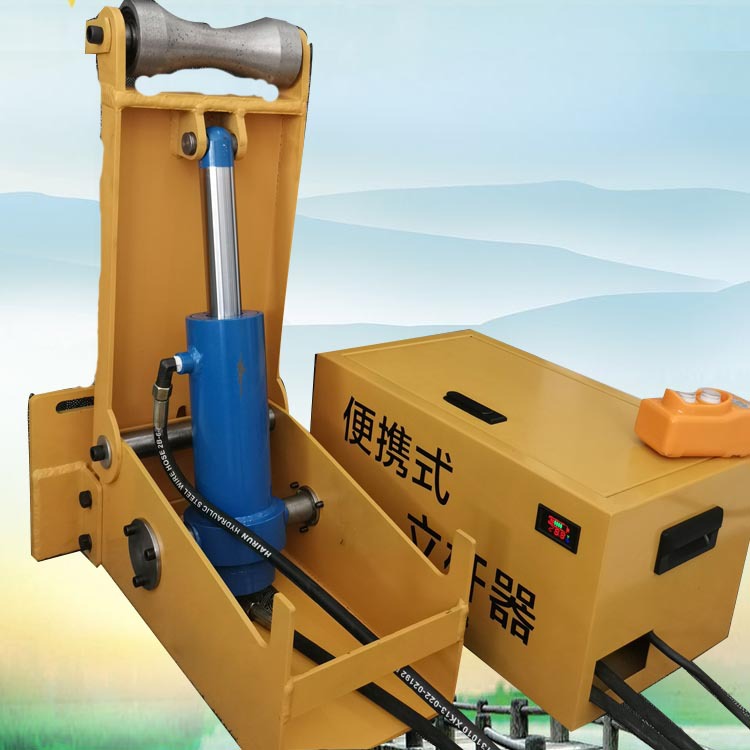 便携式路灯立杆器 电线杆立杆机 12米水泥杆立杆机