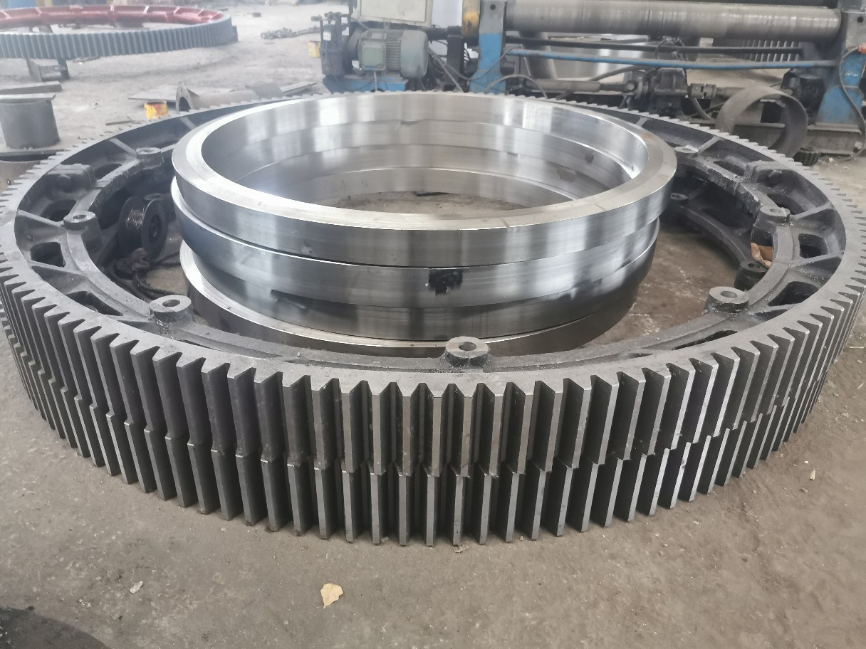 8米2.2米回转窑大齿轮,烘干机轮带配件,干燥机托轮厂家价格
