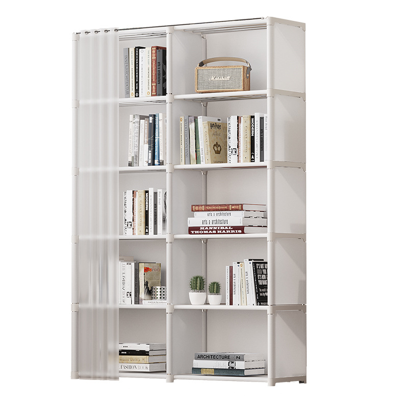 Bookshelf and Storage Shelf Floor Simple Household Multi-Layer Living Room Locker Narrow Slit Small Bookcase Wall Corner Storage