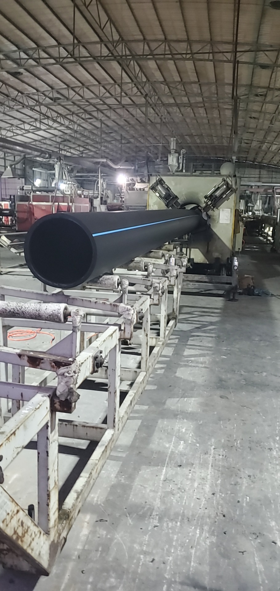 hdpe实壁牵引排水管pe市政排污牵引排水管pe拖拉管牵引管