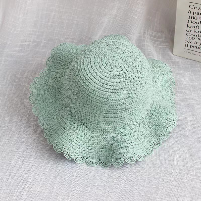 Children's Sun Hat Straw Woven Hat Bag Suit Light Board Hat Felt Wholesale Kids' Sun Hat Crossbody Coin Purse