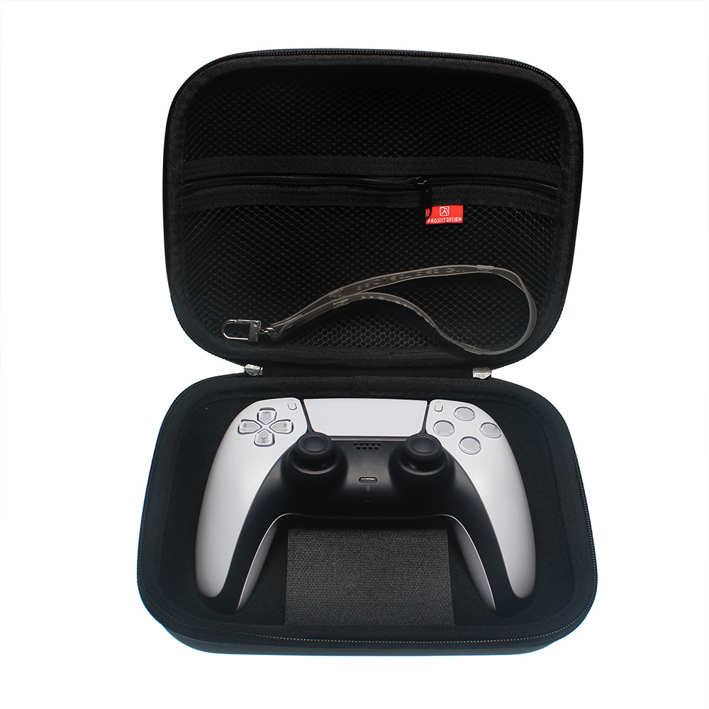 容纳物品:ps5手柄采用优质尼龙布料为原料,硬度高,适用于ps5手柄包装