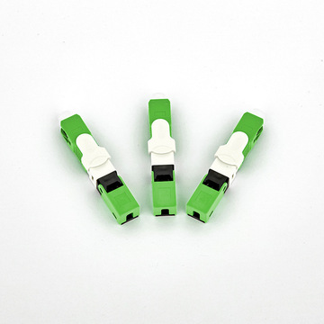 光纤冷接端子头快速连接器预埋式电信适配器转接头尾纤皮线sc-apc