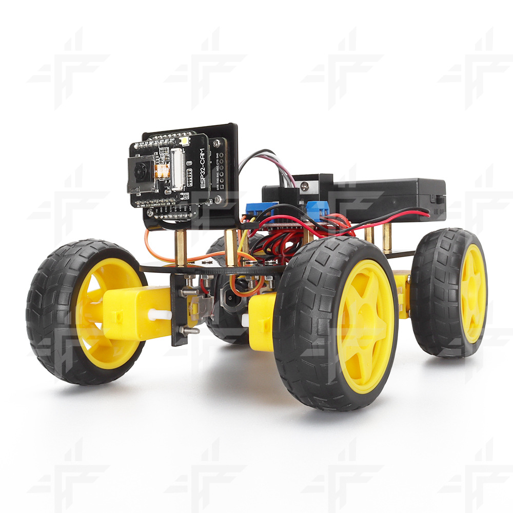 diy 智能汽车机器人套件esp32  cam 小车套件易组装带摄像头套件