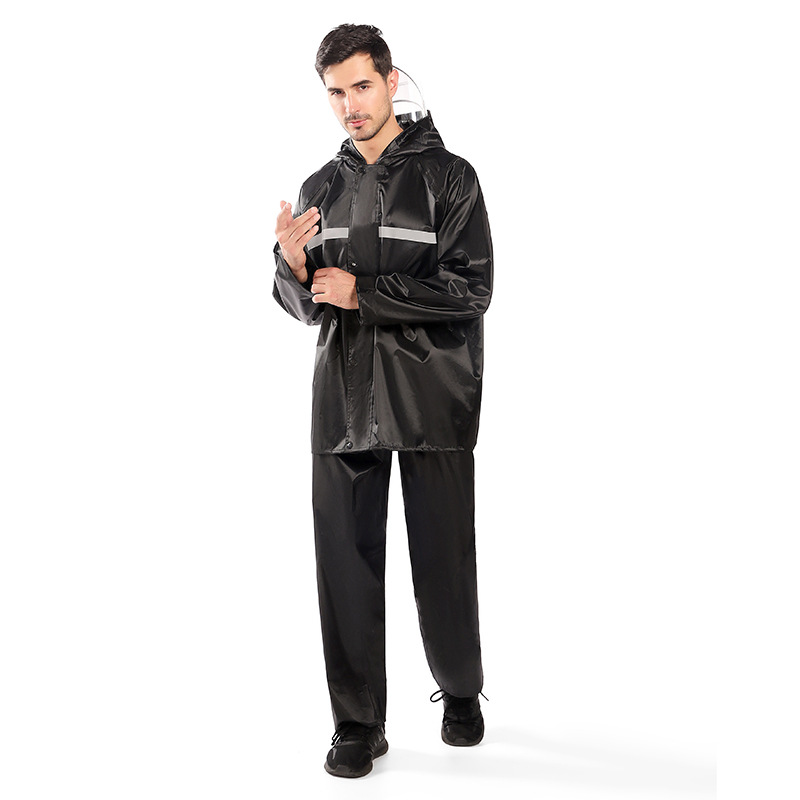 Wholesale Split Raincoat Rain Pants Suit Outdoor Riding Men and Women Adult Full Body Windproof Labor Insurance Raincoat Rainproof