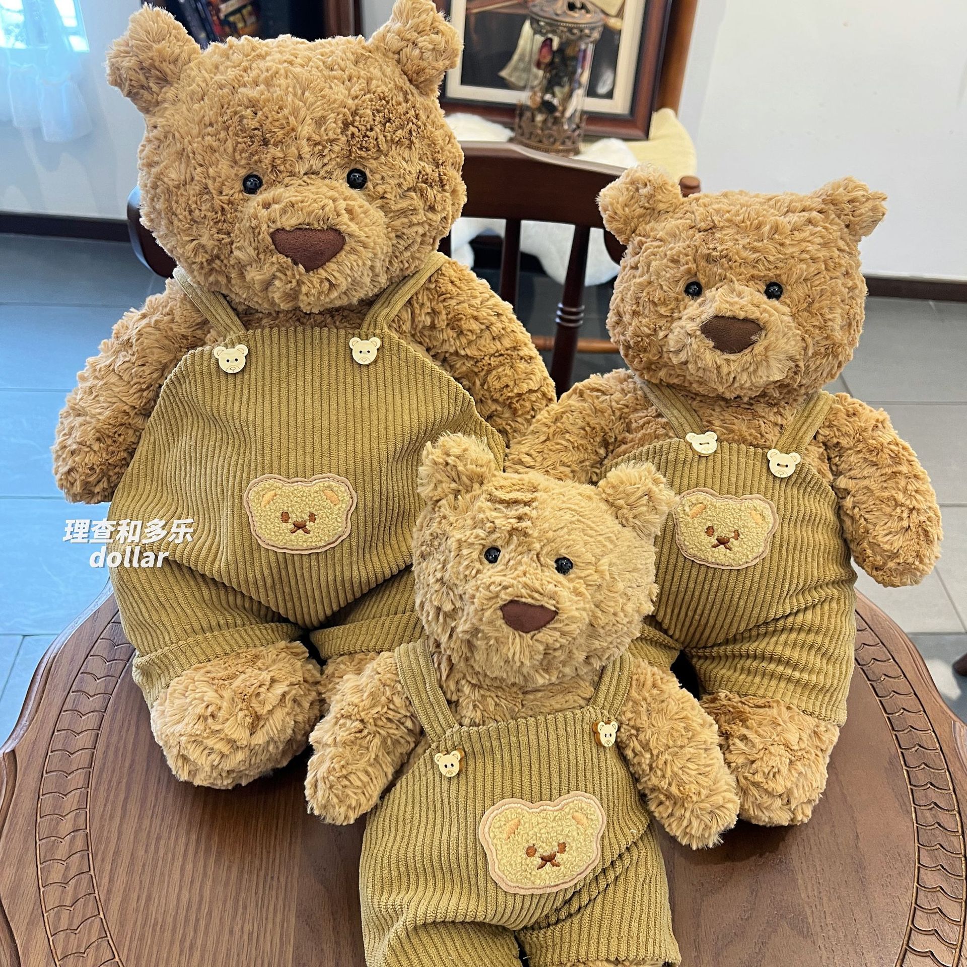 jellycat巴塞罗熊衣服小熊替换衣服玩偶背带裤nici熊可爱娃衣