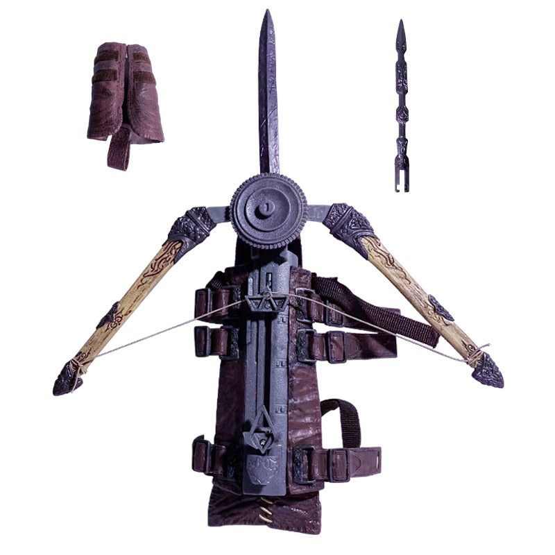 刺客信条6枭雄辛迪加cosplay武器1/1袖箭袖剑舞台道具手办可弹射