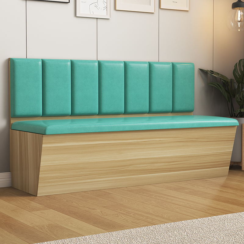 实木卡座家用多功能组合收纳储物柜阳台餐厅小户型卡座沙发跨境