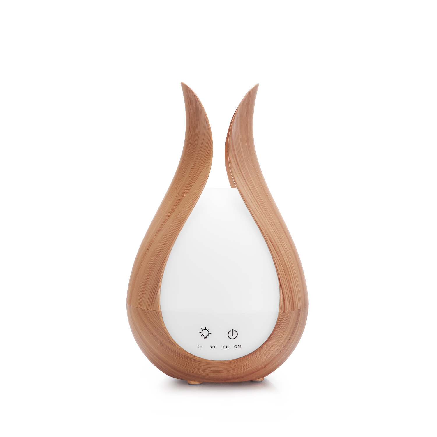 新款小型木纹镂空精油香薰机200ml 欧美外贸出口家用盲盒兔加湿器