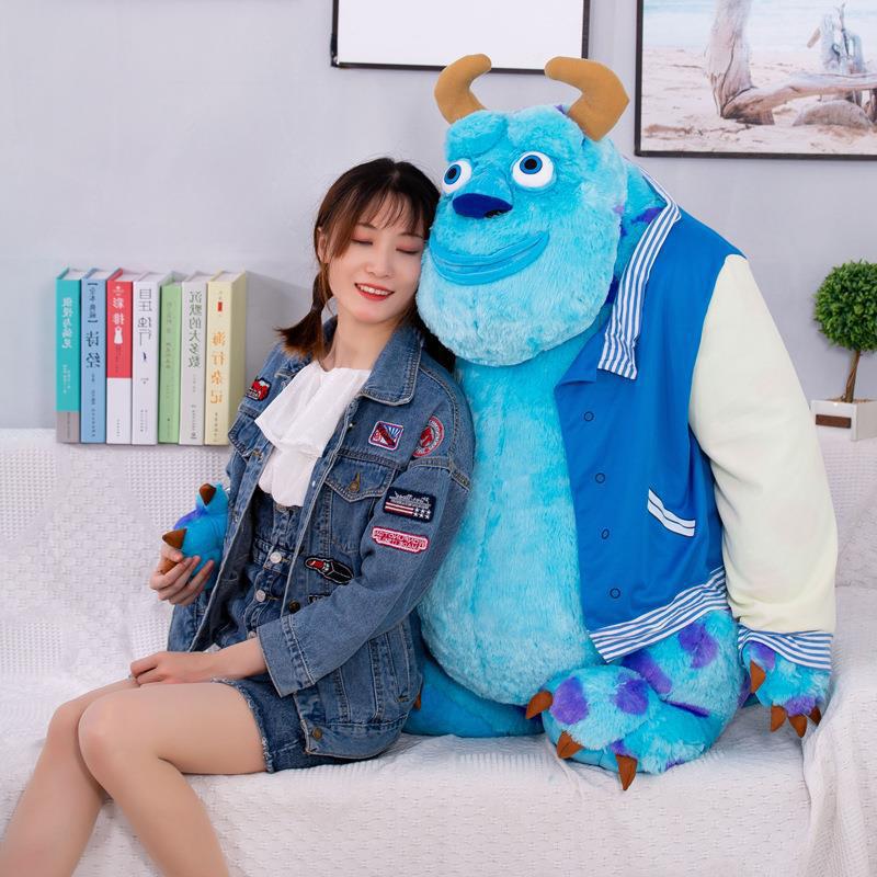2024新品怪兽大学穿衣服的蓝毛怪苏利文超大安抚毛绒玩具公仔玩偶