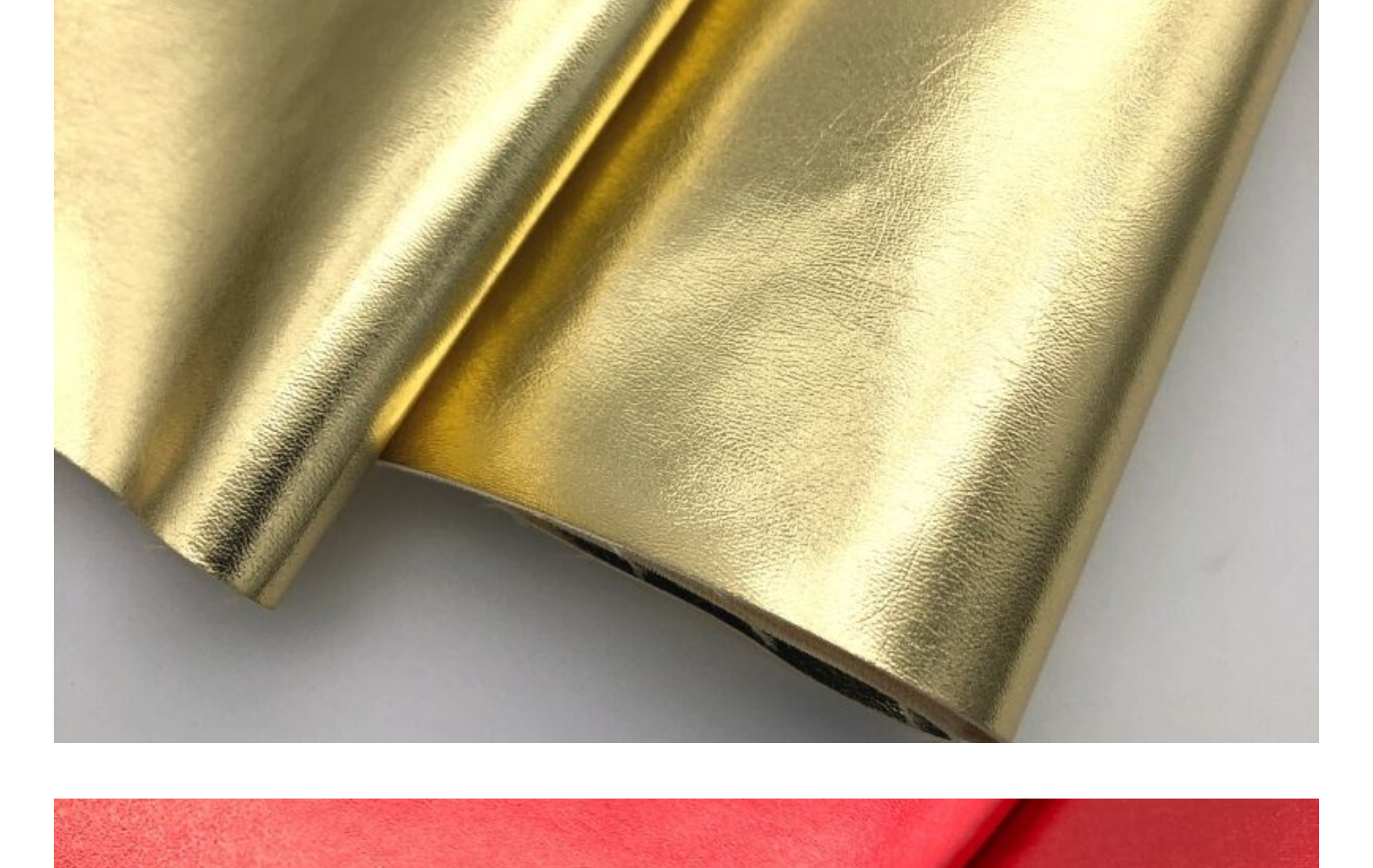 金属贴膜pu皮革面料金属101纹服装革软包装饰皮料箱包手袋皮料