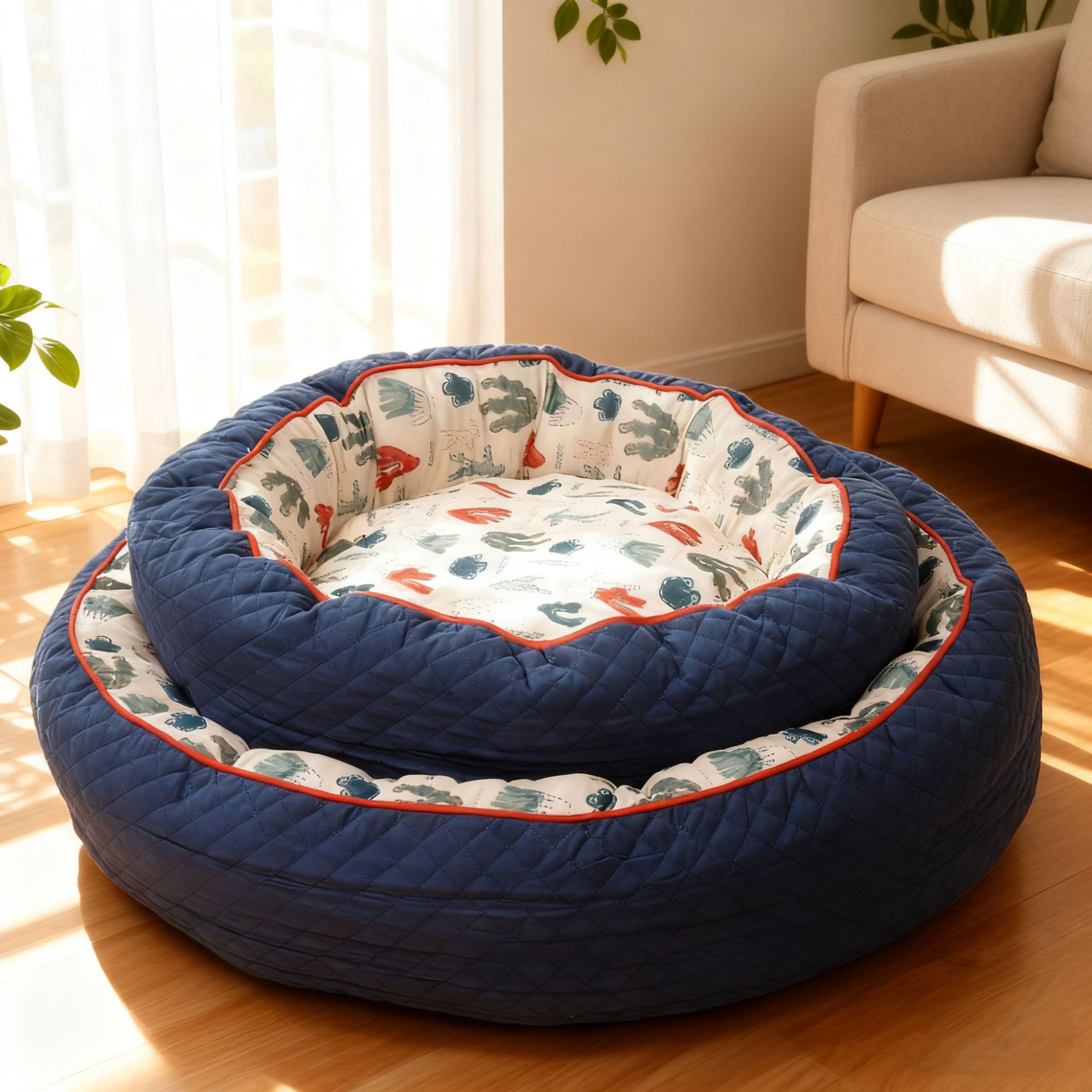kennel winter warm four seasons universal mat teddy bichon small and medium-sized dogs winter semi-enclosed pet  nest