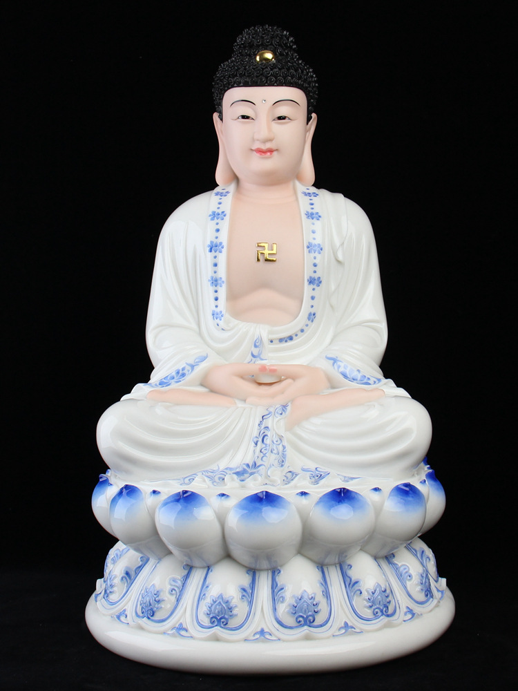 汉白玉释迦牟尼佛大日如来佛祖摩尼阿弥陀佛药师佛像居家供奉家用