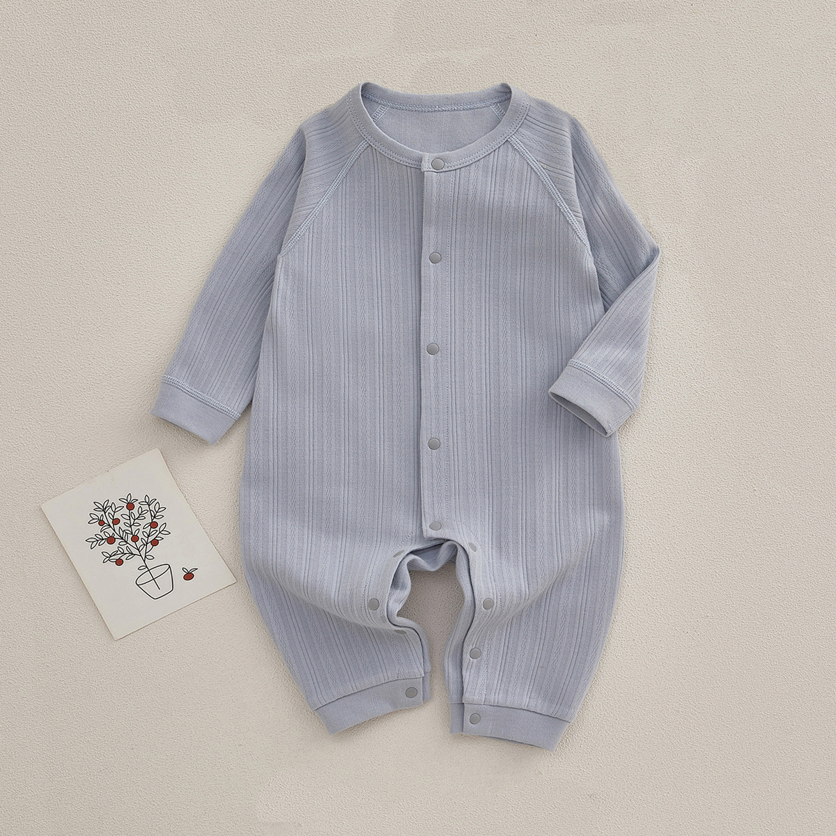 Baby Clothes Spring and Autumn Boneless Romper Baby Romper Long Sleeve Comfortable Cotton Children's Pajamas Baby Jumpsuit
