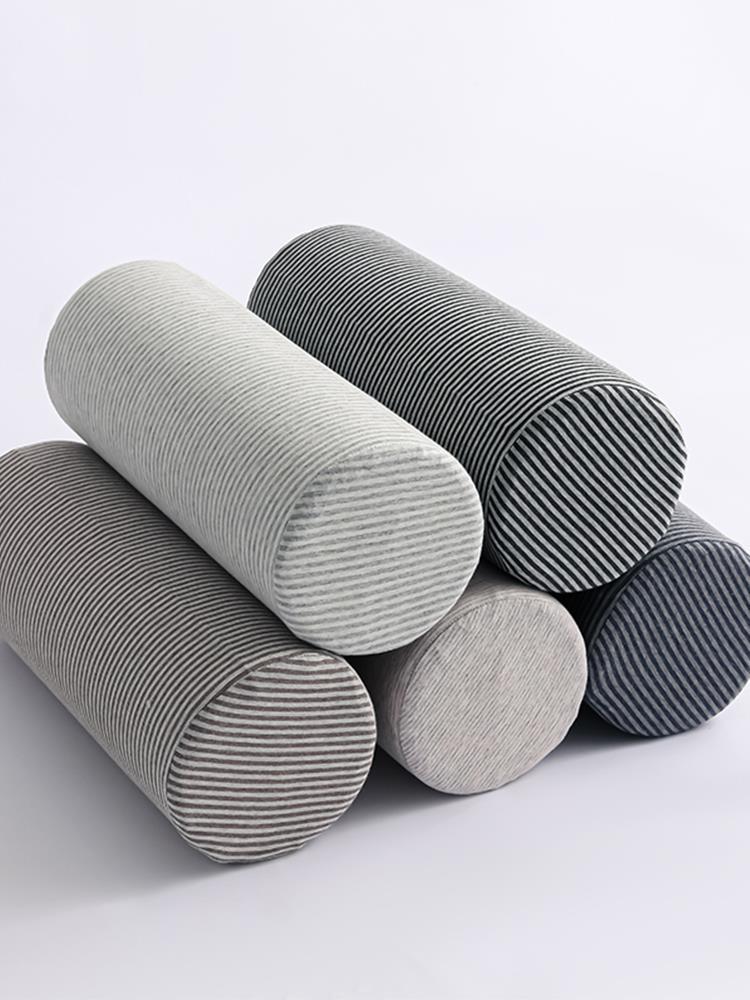 记忆棉枕芯圆柱小枕头护颈椎枕助睡眠颈椎枕男女儿童圆形糖果抱枕