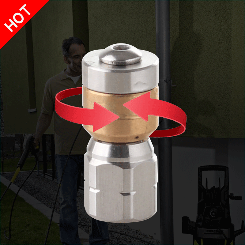 厂家直供批发管道清洗疏通喷嘴高压清洗机水老鼠旋转喷头配件