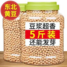 黄豆大量批发比批发价还便宜5斤新大豆打豆浆新鲜生豆芽250g跨境