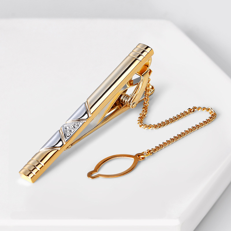 男士商务领带夹袖扣套装法式衬衫袖钉袖口钉西装领带别针夹针